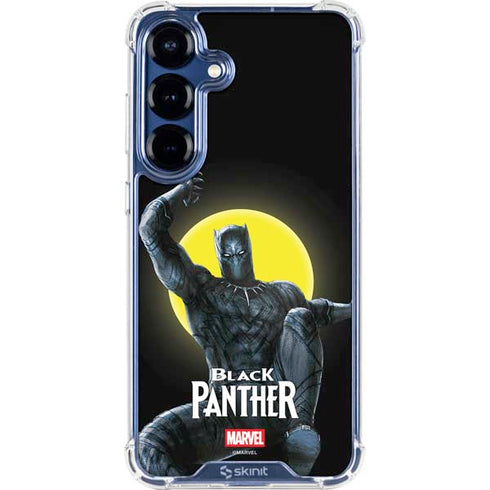 Marvel Black Panther Moon light Galaxy S25 Clear Case